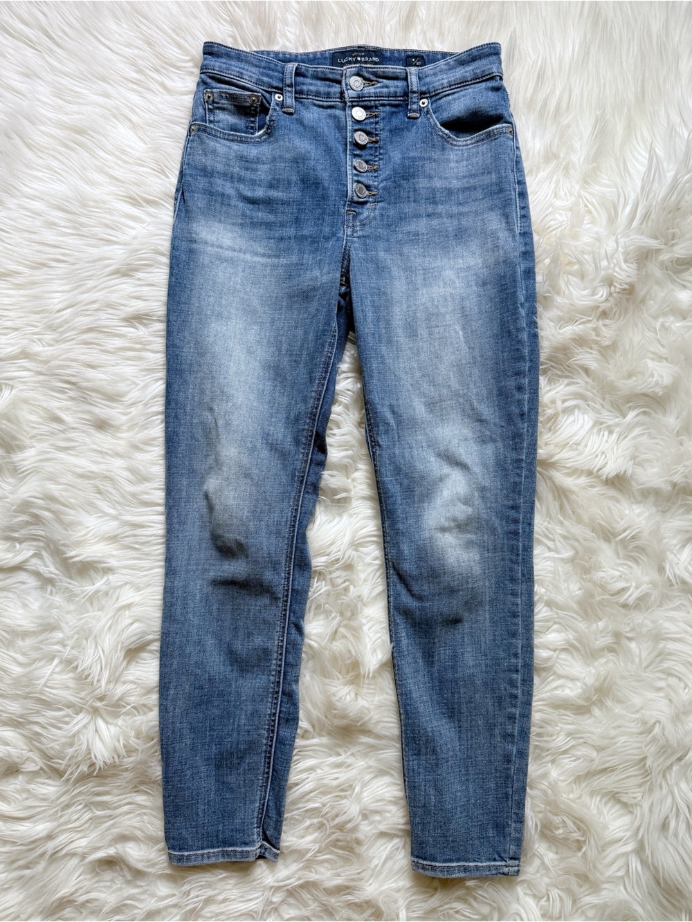 Lucky Brand Bridgette Skinny Jeans Light Wash Size 4/27